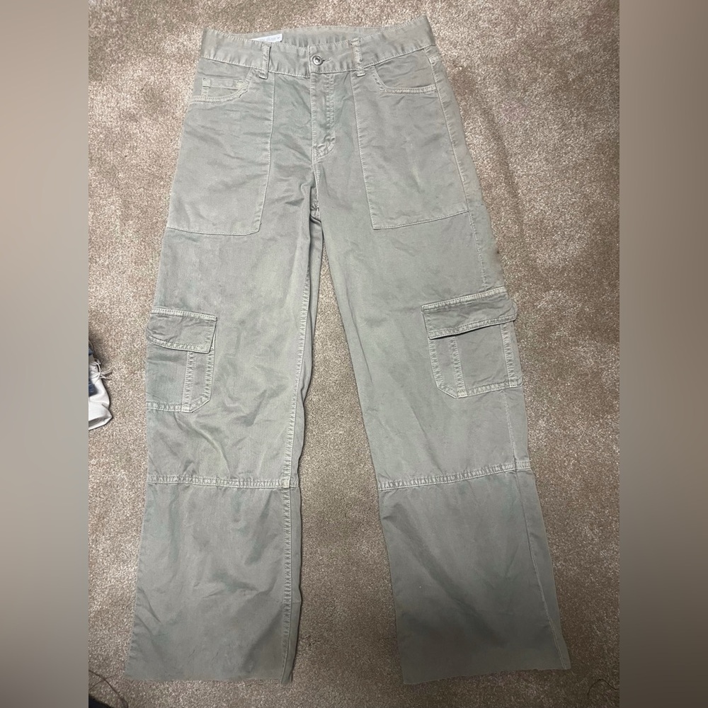 Gray Cargo Pants